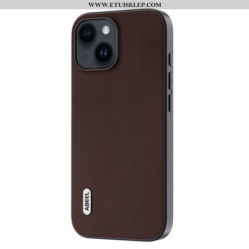 Etui do iPhone 15 Plus Prawdziwa Skóra Nappa Abeel